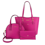 Montana West Luxe Trio: Tote, Wallet & Satchel Set