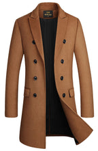 Men's Premium Wool Blend Double Breasted Coat