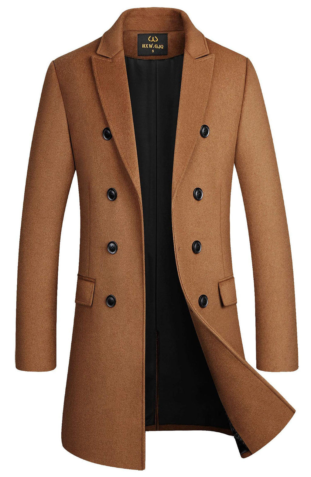 Men's Premium Wool Blend Double Breasted Coat
