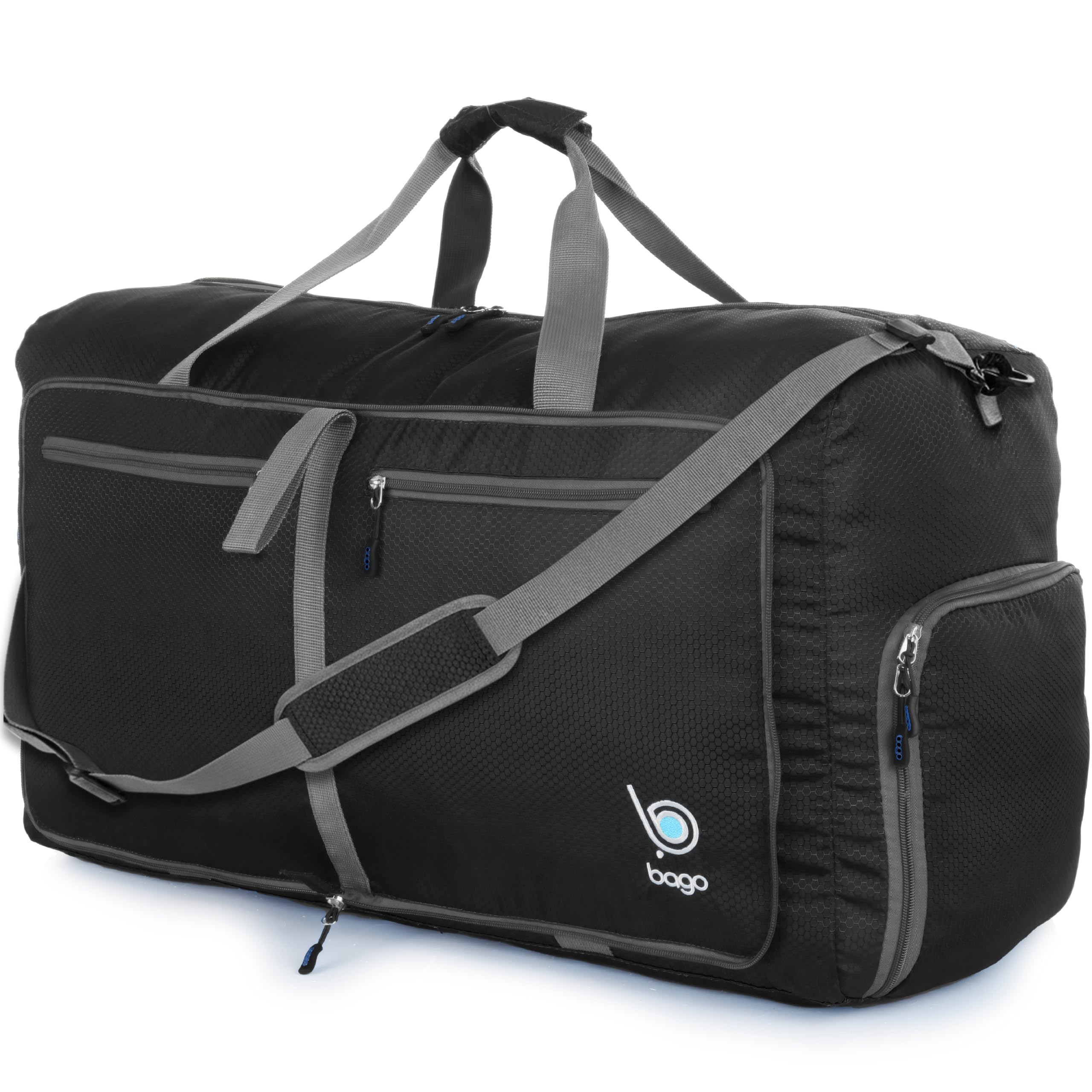 Bago 60L Foldable Travel Duffle Bag with Shoe Compartment