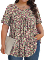 SoftTunic-Plus Crew SS - Tops by Handbags Specialist Headquarter | Available at Handbags Specialist Headquarter