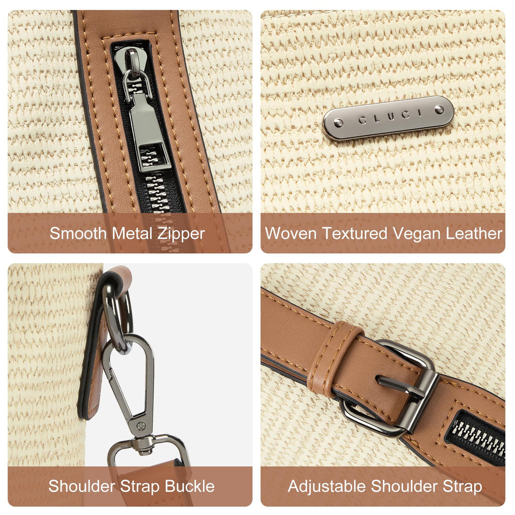 CLUCI Eco Luxe Vegan Leather Tote Bag - Bucket Bag by Handbags Specialist Headquarter | Available at Handbags Specialist Headquarter