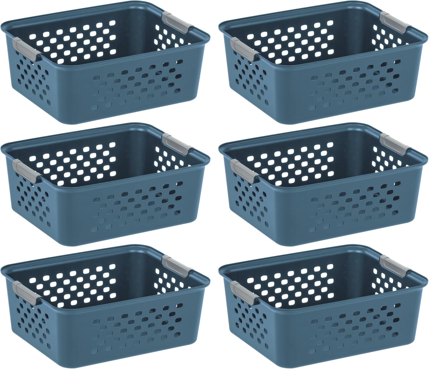IRIS ShelfSaver 12-Pack Storage Baskets, White - PhoenixBucketTitleBTF by Handbags Specialist Headquarter | Available at Handbags Specialist Headquarter
