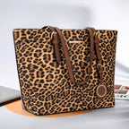 Leopard Luxe: Montana West 3pc Tote & Satchel Set