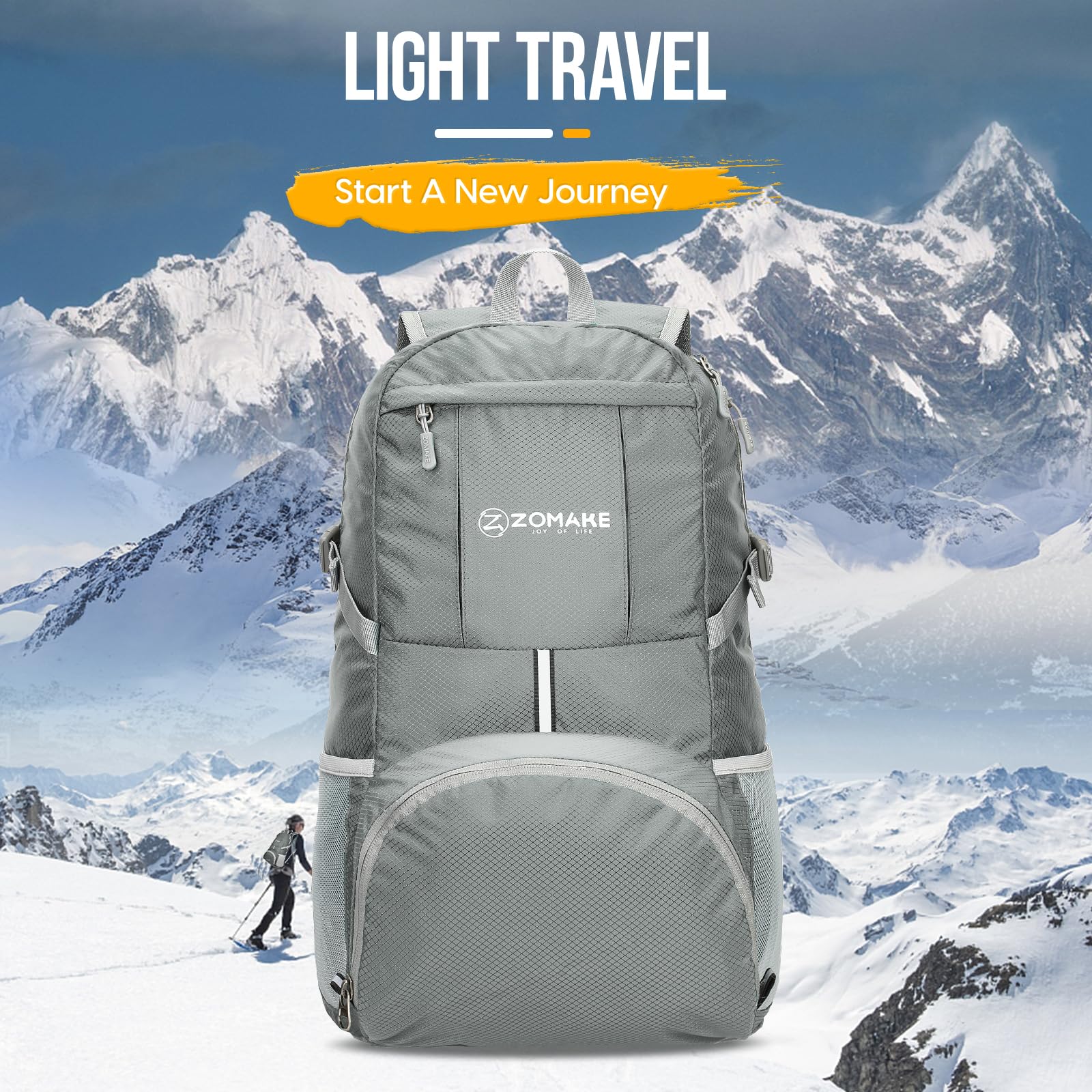 ZOMAKE 35L Compact Waterproof Hiking Backpack - Backpack Bags by Handbags Specialist Headquarter | Available at Handbags Specialist Headquarter