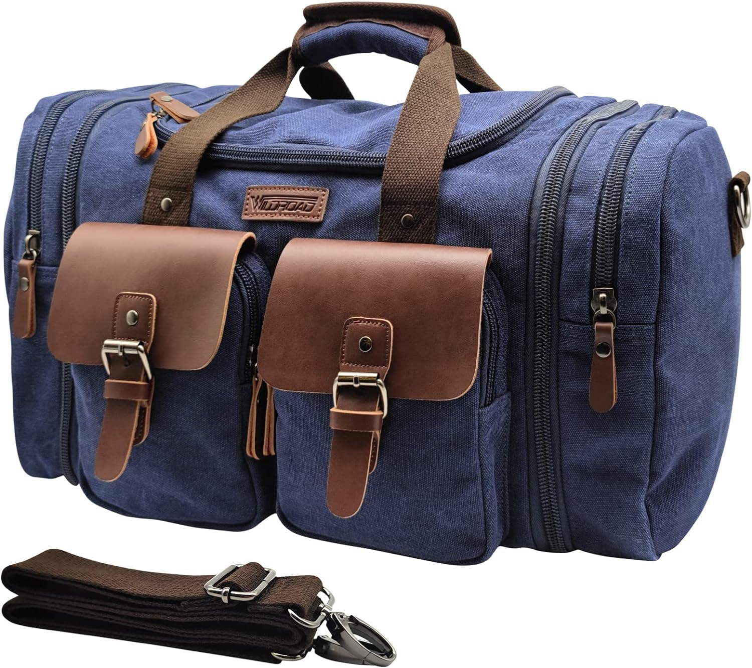 Wildroad 50L Waxed Canvas Waterproof Duffle Bag