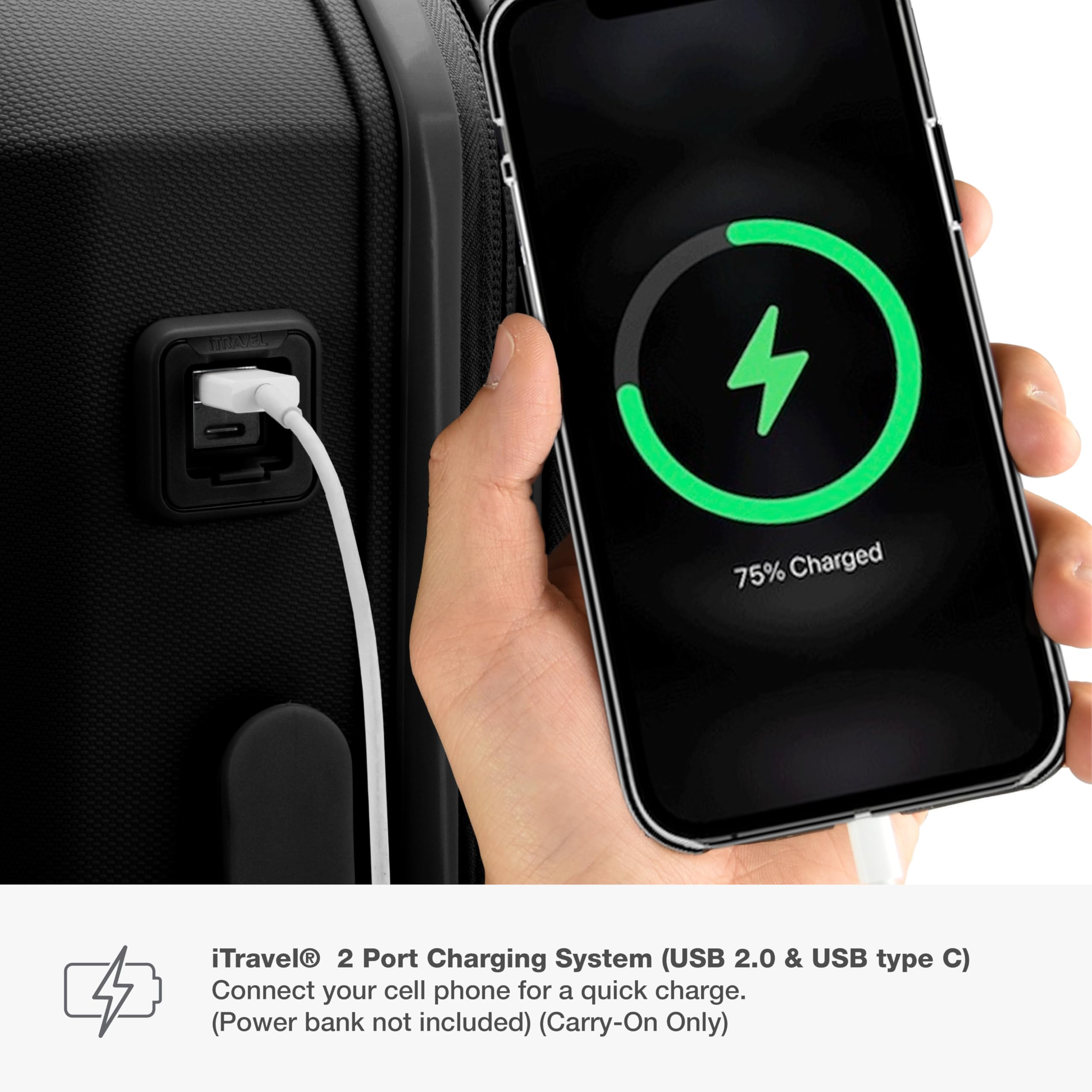 Traveler's Choice Indestructible 22 Spinner Carry-on - Luggage Travel Bags by Handbags Specialist Headquarter | Available at Handbags Specialist Headquarter