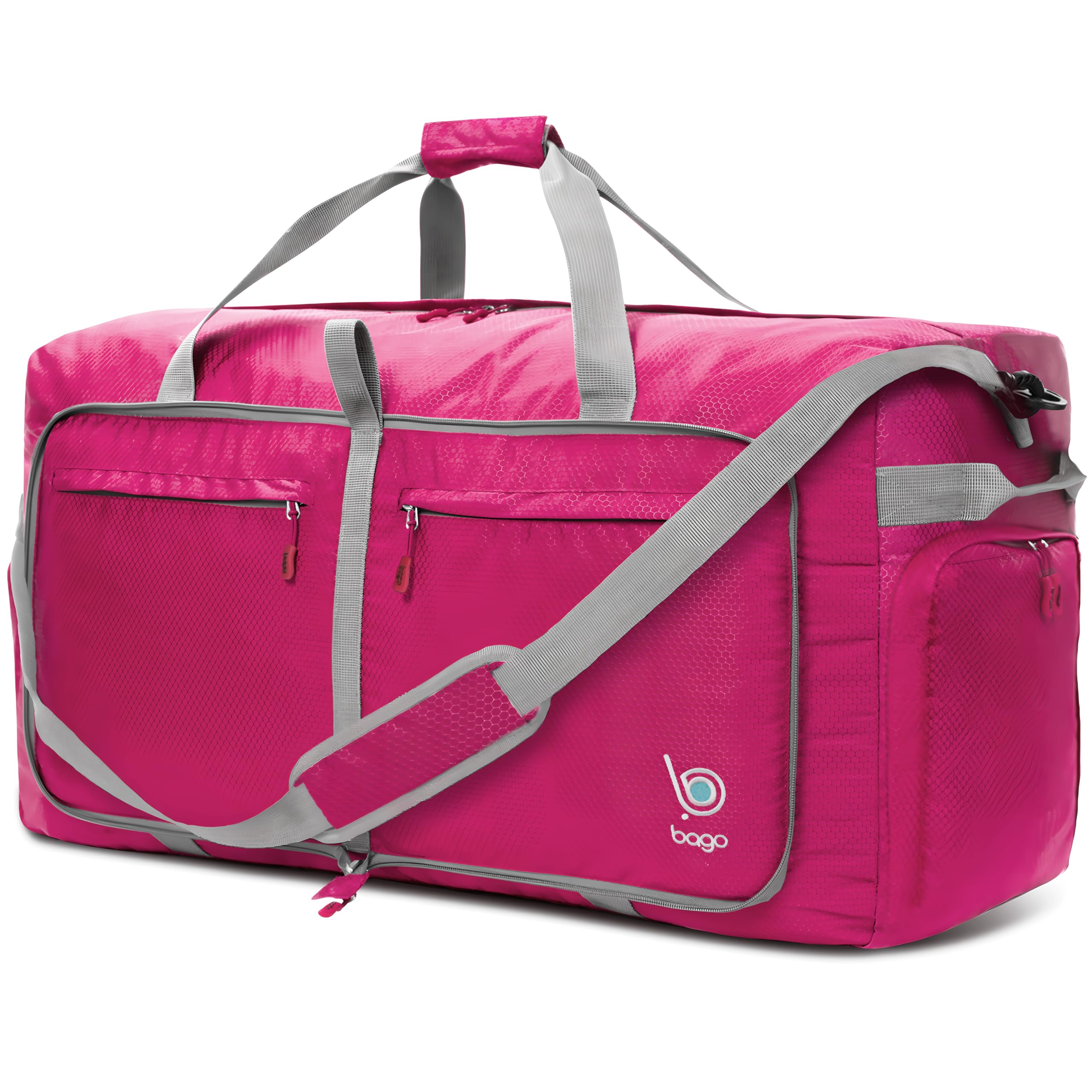 Bago 60L Foldable Travel Duffle Bag with Shoe Compartment