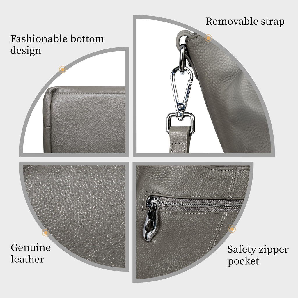 Iswee Luxe Leather Women's Medium Shoulder Tote - Handbags by Handbags Specialist Headquarter | Available at Handbags Specialist Headquarter