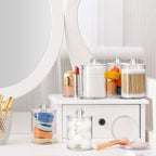 Clear Acrylic Qtip Dispenser Set - 4 Pack - Decor by Handbags Specialist Headquarter | Available at Handbags Specialist Headquarter