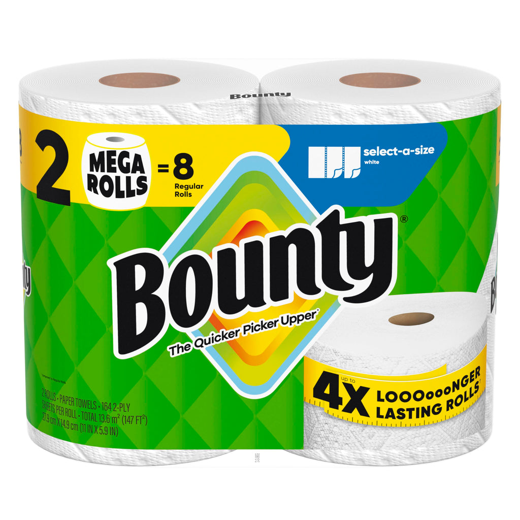 Bounty FlexiSheets: 8 Triple = 24 Regular Rolls -  by Handbags Specialist Headquarter | Available at Handbags Specialist Headquarter