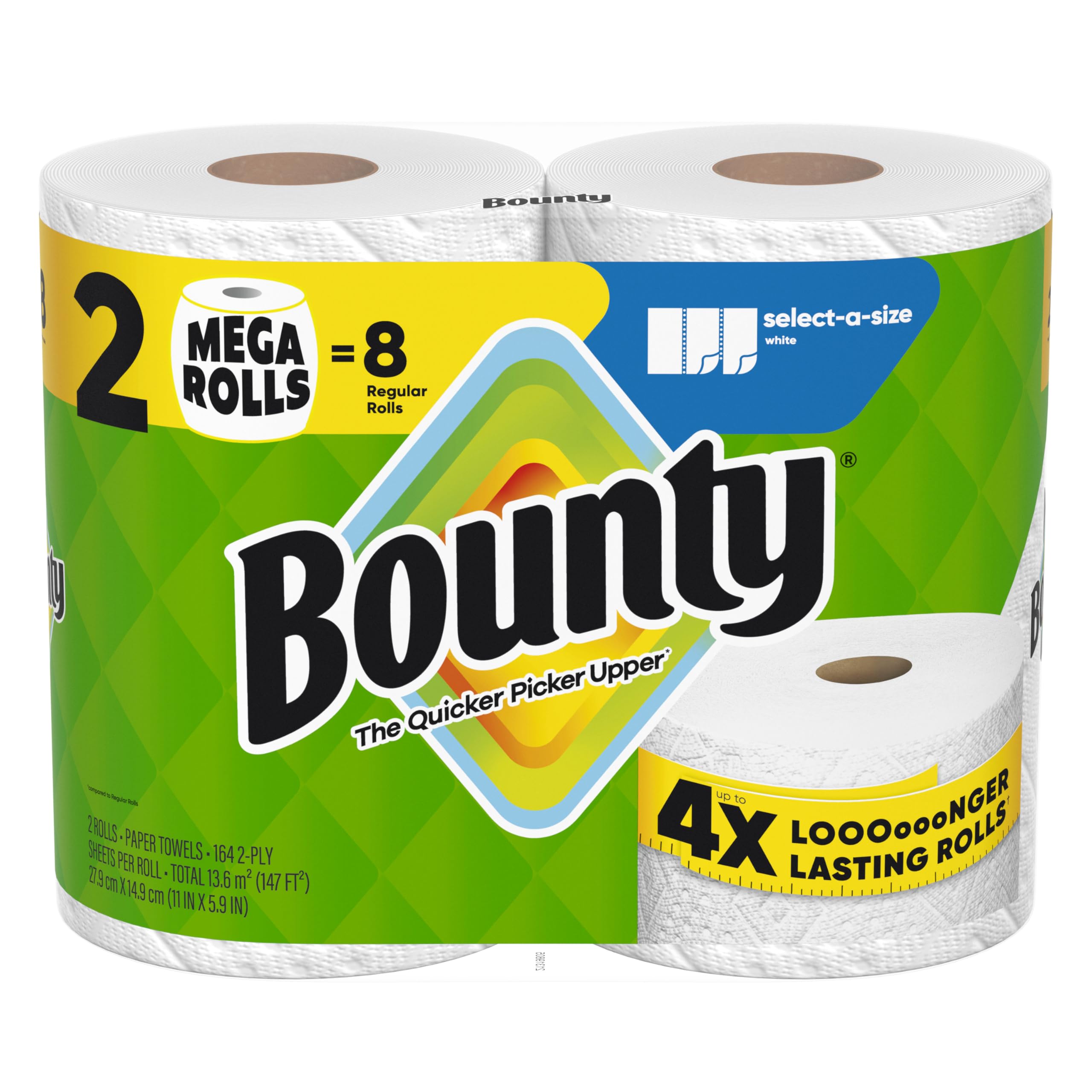 Bounty FlexiSheets: 8 Triple = 24 Regular Rolls -  by Handbags Specialist Headquarter | Available at Handbags Specialist Headquarter