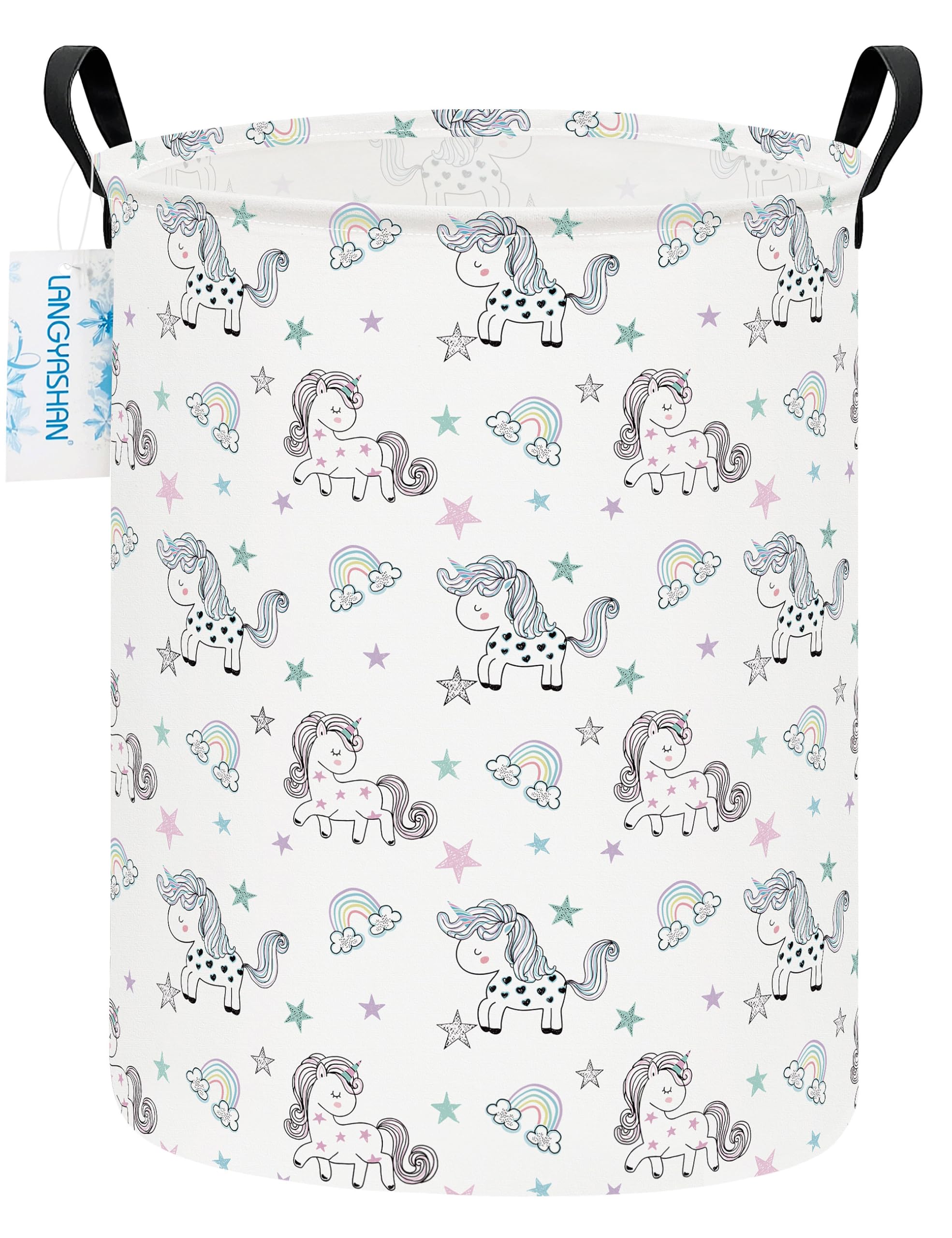 Collapsible Canvas Hamper by LANGYASHAN - Laundry Baskets by Handbags Specialist Headquarter | Available at Handbags Specialist Headquarter