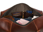 Leather Travel Duffel Bag for Men & Women