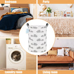 Collapsible Canvas Hamper by LANGYASHAN - Laundry Baskets by Handbags Specialist Headquarter | Available at Handbags Specialist Headquarter