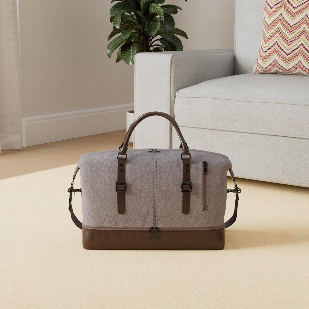 Weekender Overnight Travel Bag with Shoe Pouch