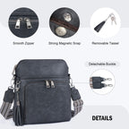 Tassel Charm Crossbody Bag for Women -  by Handbags Specialist Headquarter | Available at Handbags Specialist Headquarter