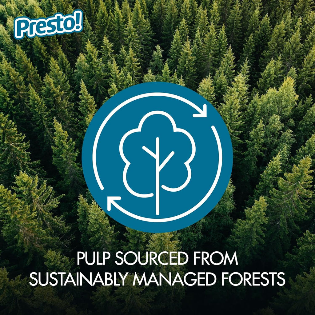 Presto! Ultra-Soft 2-Ply Family Mega Rolls Pack -  by Handbags Specialist Headquarter | Available at Handbags Specialist Headquarter