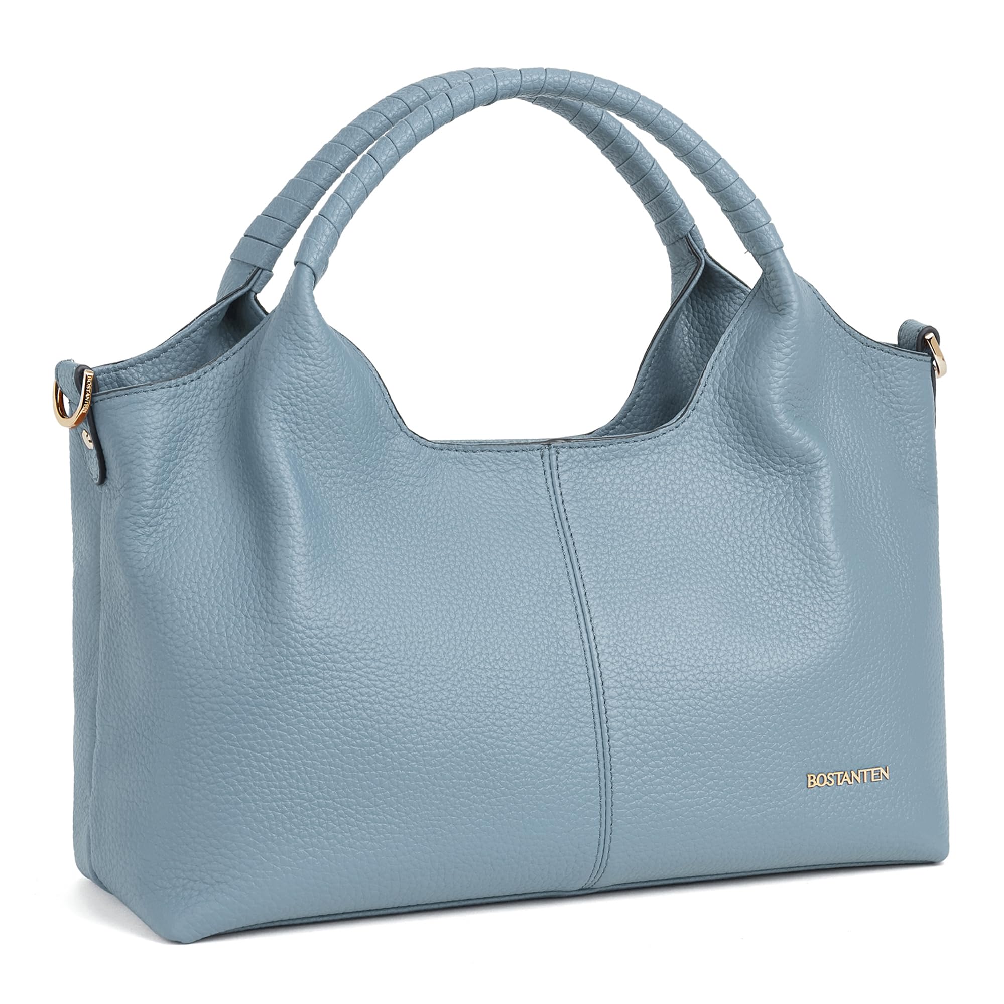 BOSTANTEN Leather Satchel Crossbody Handbag for Women