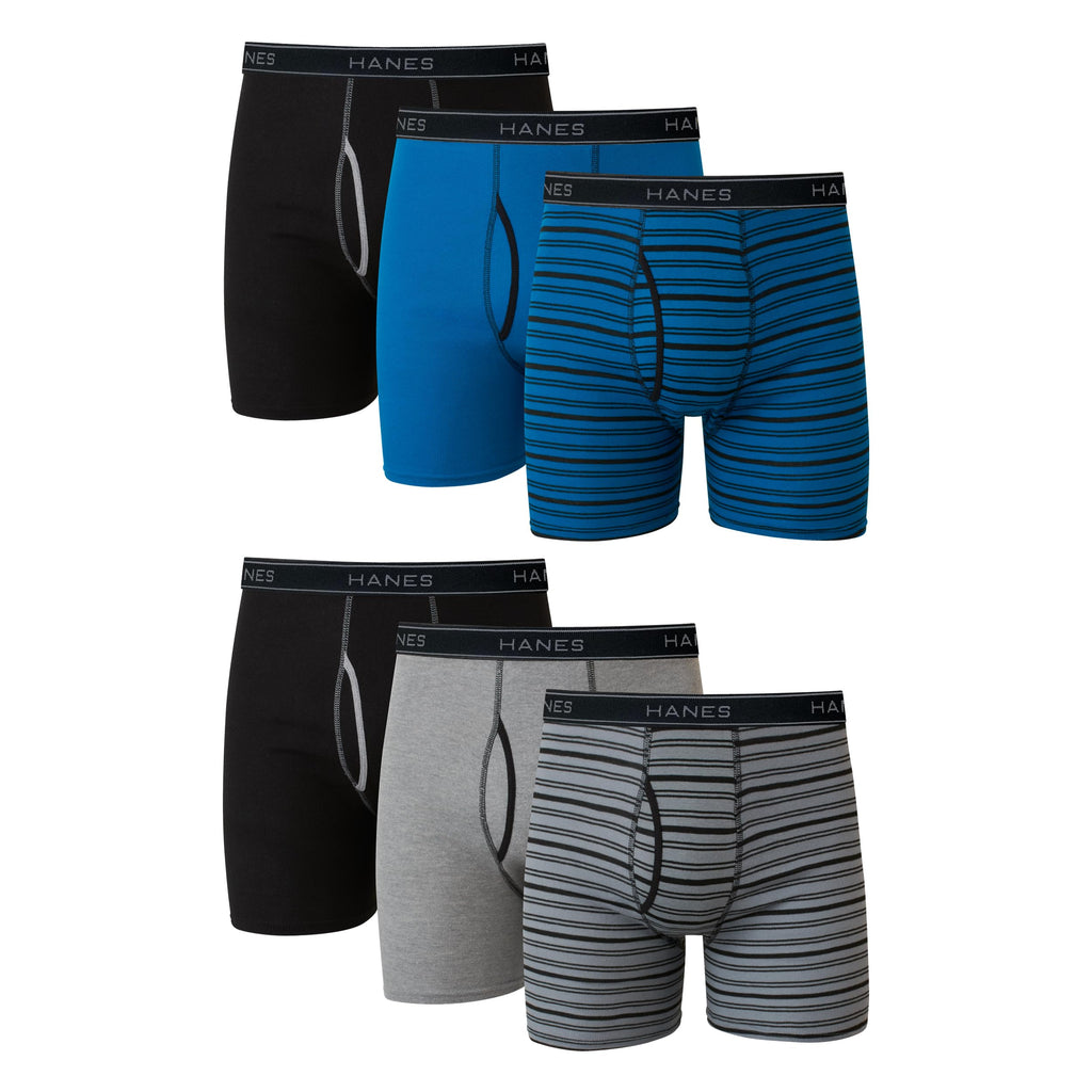 Hanes Men's Boxer Briefs Pack - Cool & Breathable