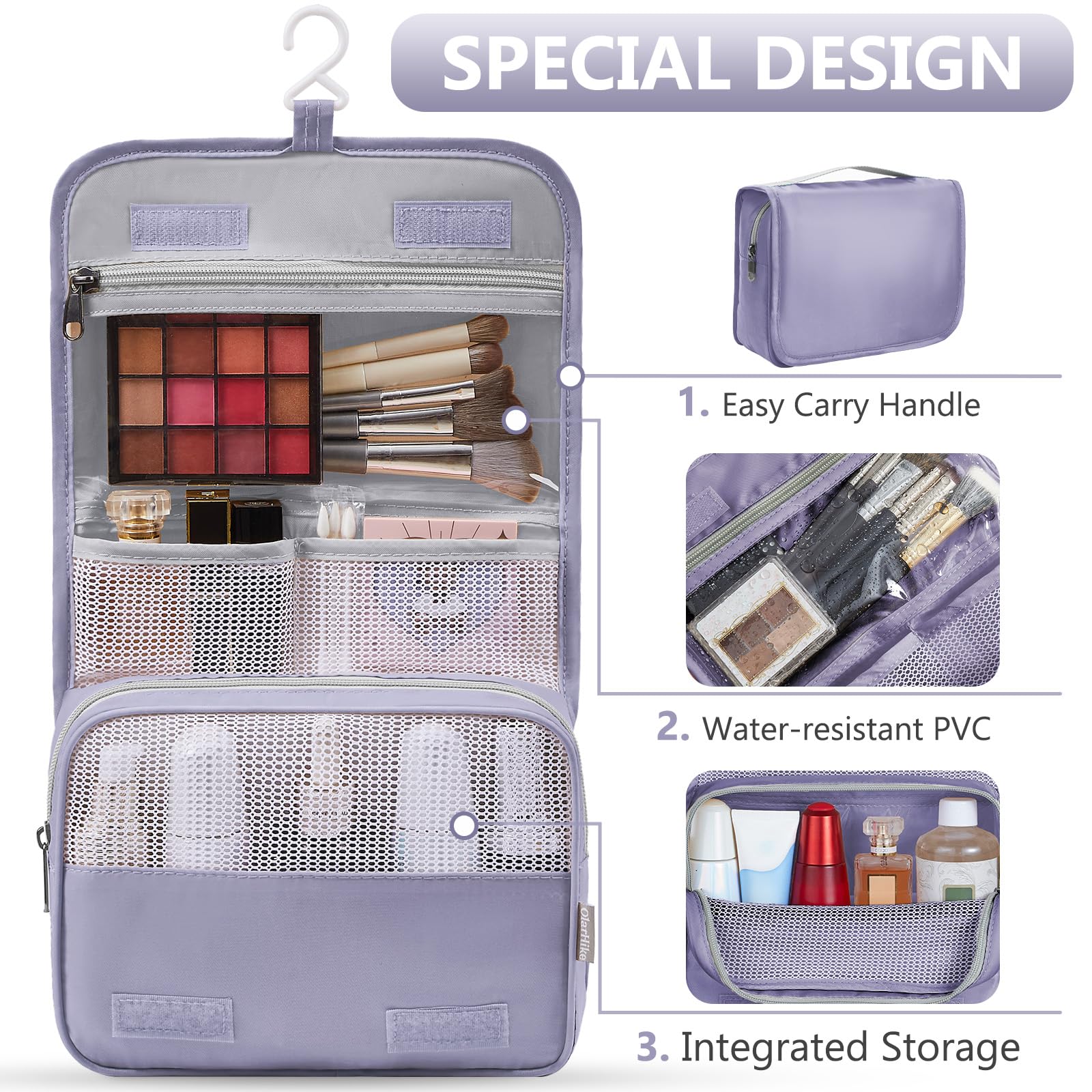 OlarHike Travel Cube Set - Cream Organizer & Gifts -  by Handbags Specialist Headquarter | Available at Handbags Specialist Headquarter