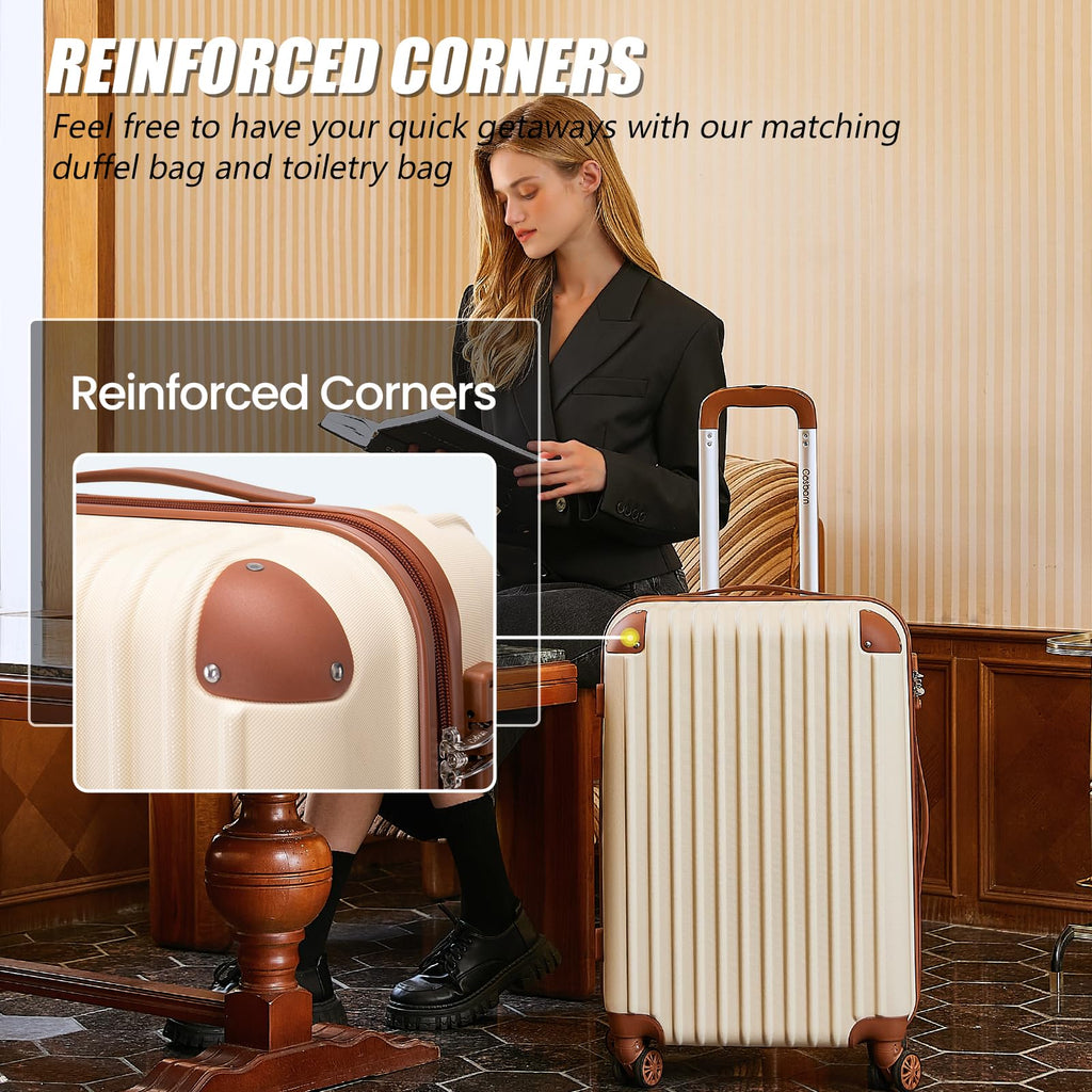 TravelPro 5-Piece Spinner Luggage Set -  by Handbags Specialist Headquarter | Available at Handbags Specialist Headquarter