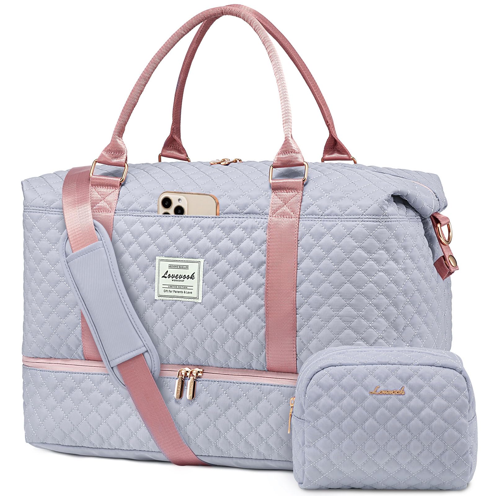 LOVEVOOK All-in-One Duffle: Travel & Gym Ready - Luggage Travel Bags by Handbags Specialist Headquarter | Available at Handbags Specialist Headquarter