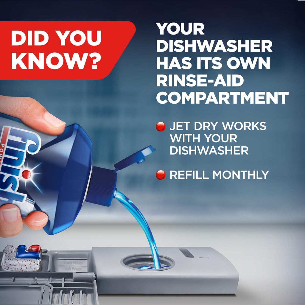 JetShine Rinse Aid: Spot-Free, 300 Washes, 32oz -  by Handbags Specialist Headquarter | Available at Handbags Specialist Headquarter