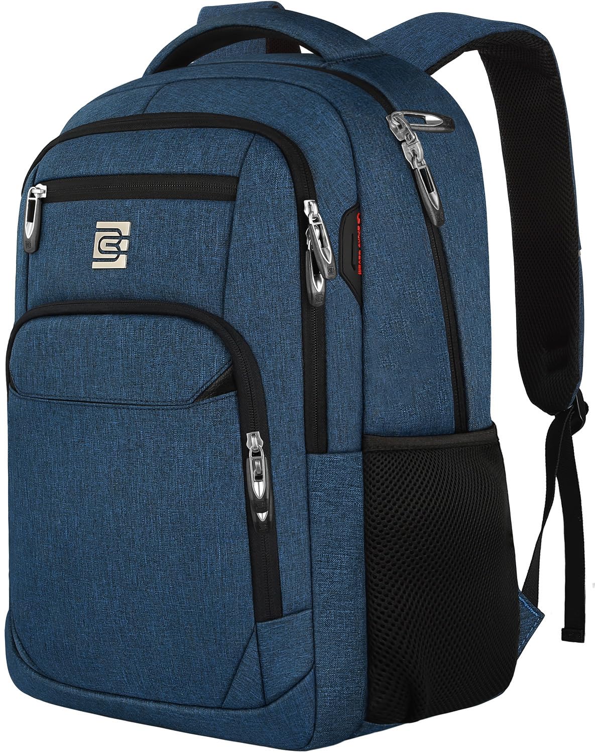 Volher Anti-Theft USB Laptop Backpack - Rose Red