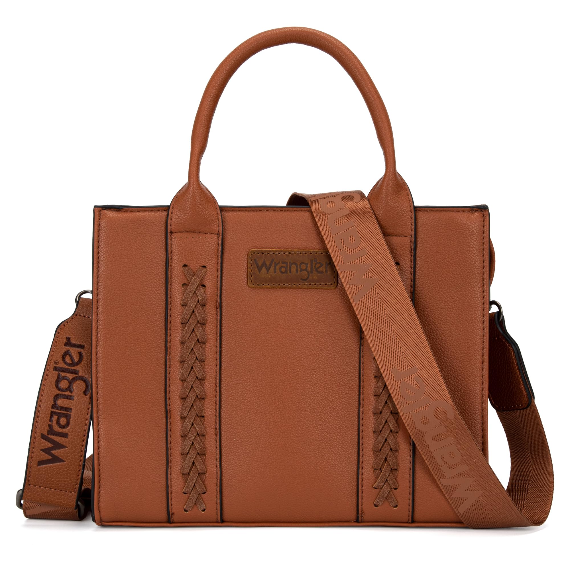 Western Chic Wrangler Tote: Vegan Leather, Versatile Strap