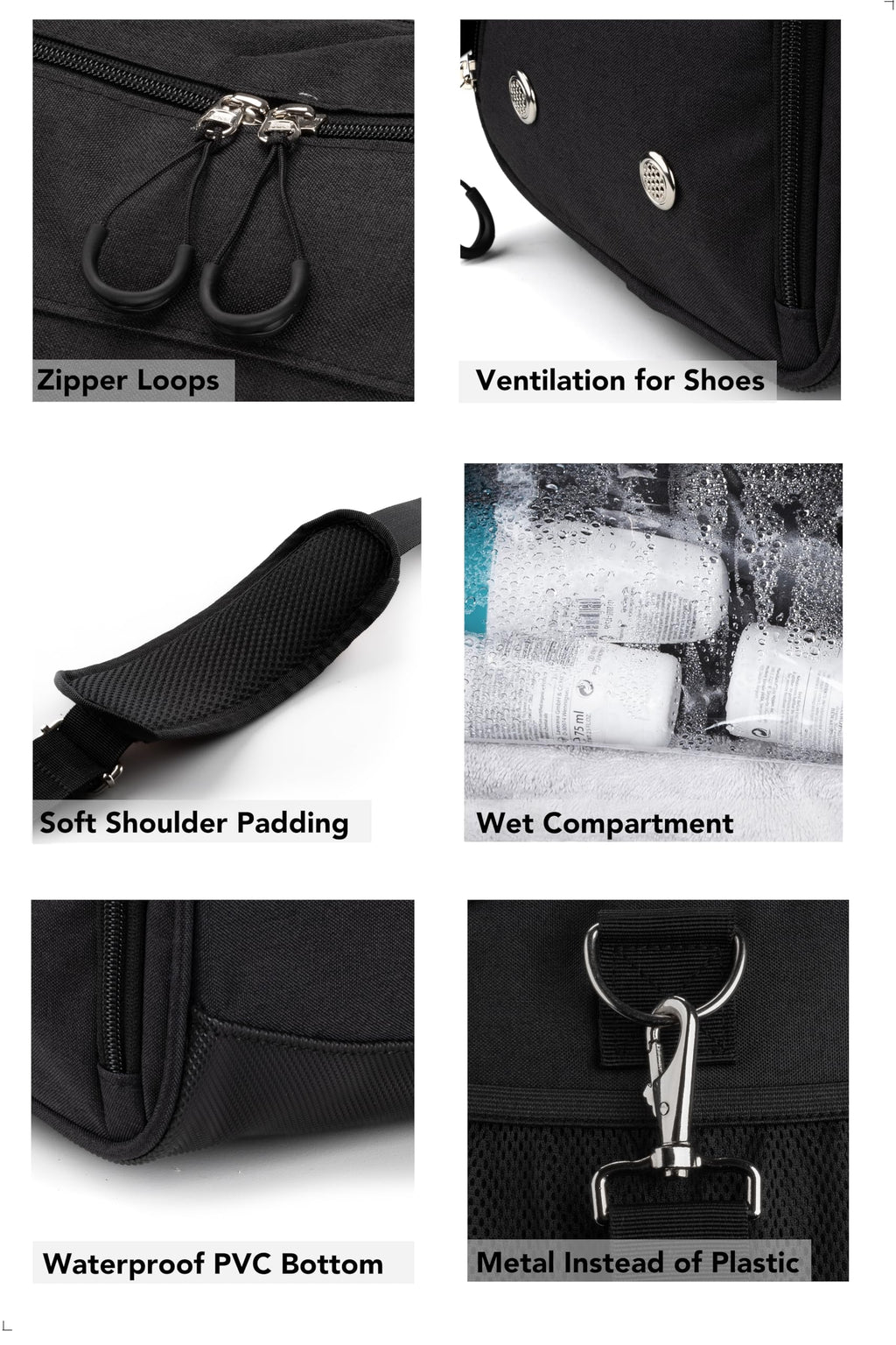 Fitgriff® Gym Bag with Shoe & Wet Compartment