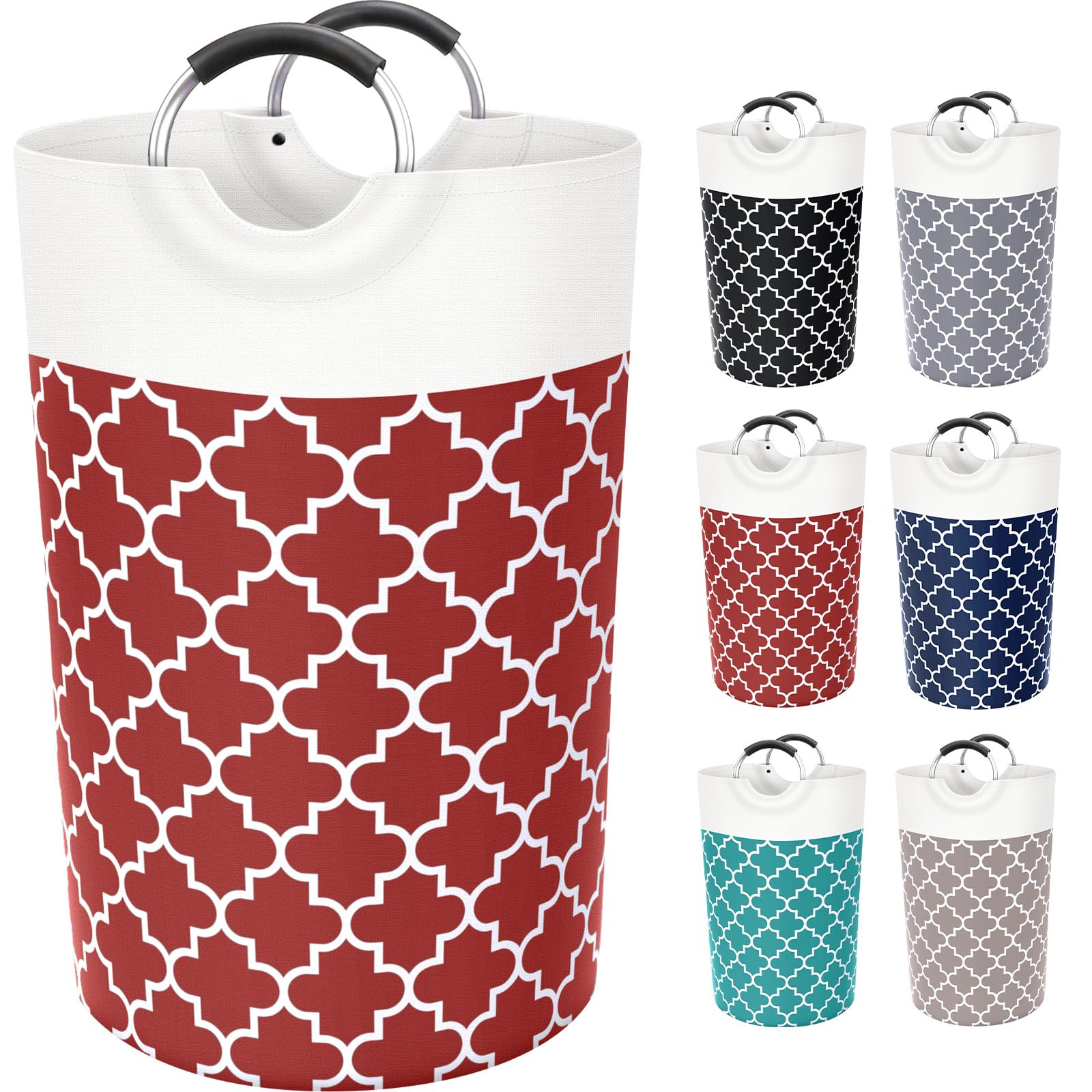 Collapsible Hamper Bag - Grey - Laundry Baskets by Handbags Specialist Headquarter | Available at Handbags Specialist Headquarter