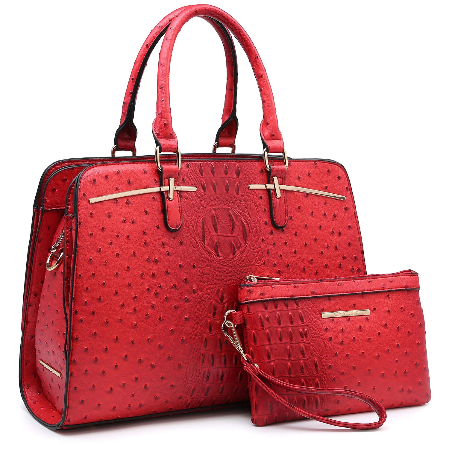 Women’s 2pc Tote & Wallet Handbag Set with 3 Compartments