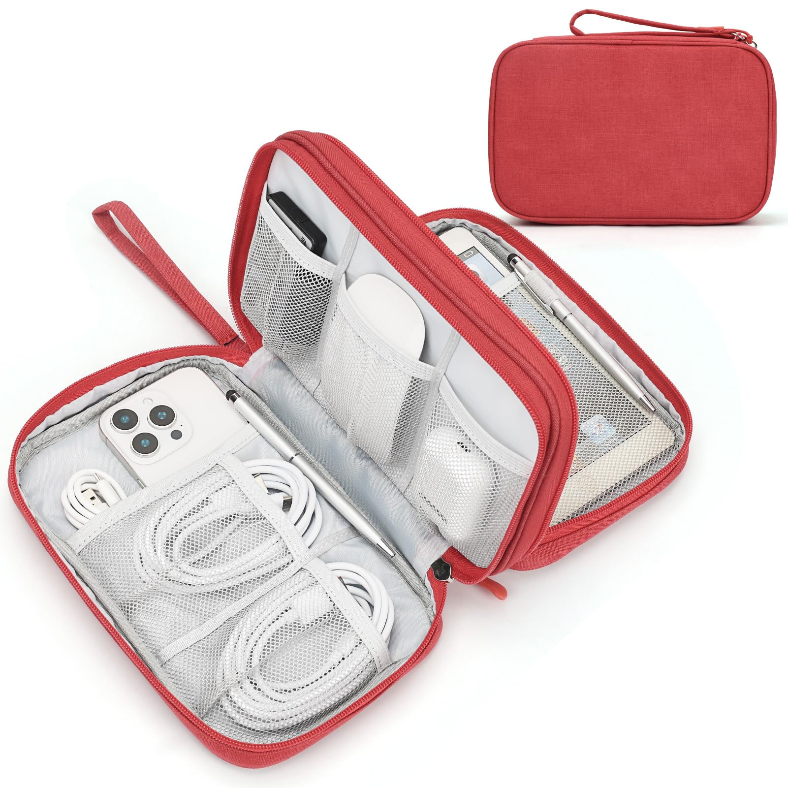FYY All-in-One Travel Cable Organizer Pouch -  by Handbags Specialist Headquarter | Available at Handbags Specialist Headquarter