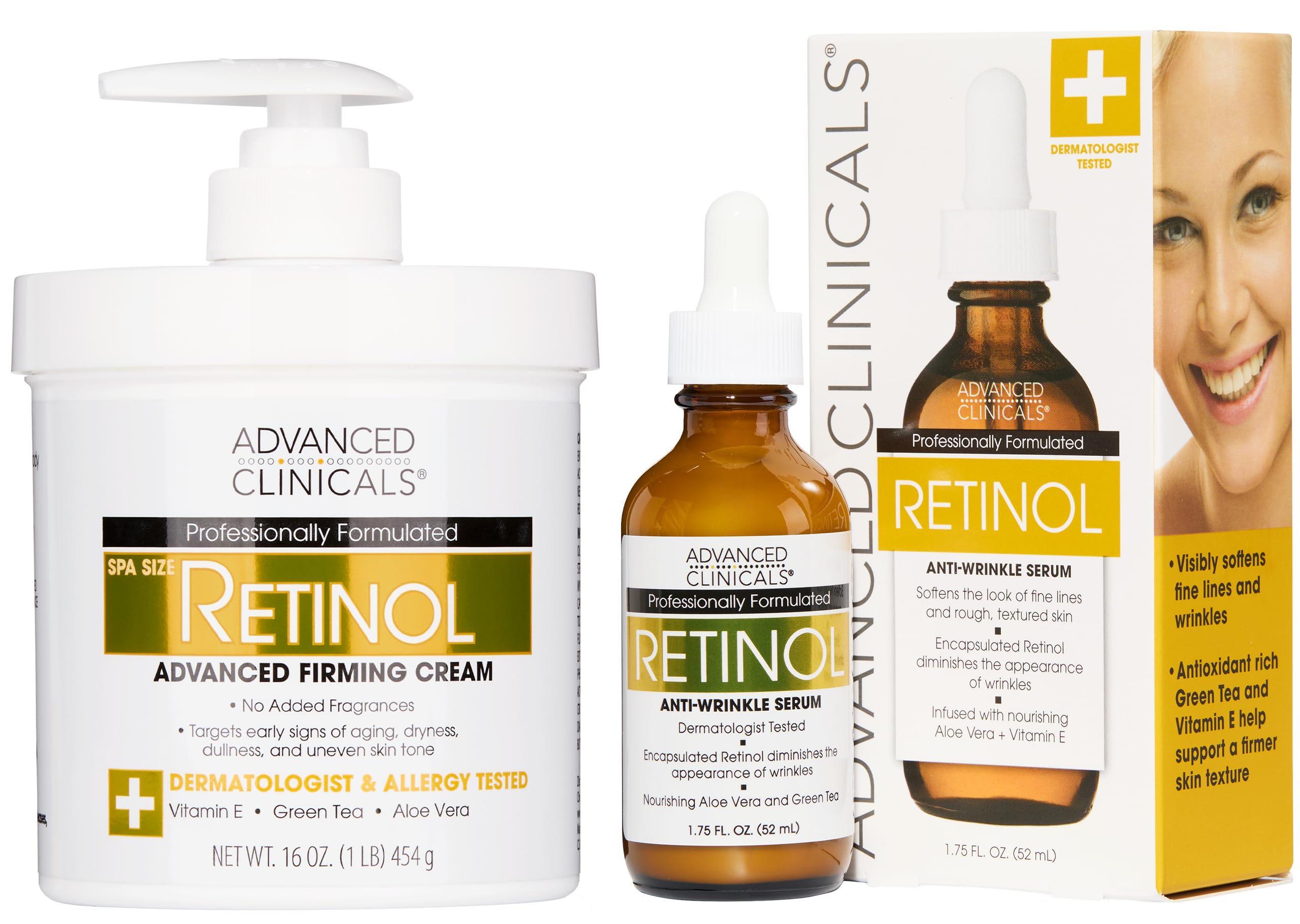 Retinol & Collagen Duo: Skin Revive Moisturizer Set - Beauty & Personal Care by Handbags Specialist Headquarter | Available at Handbags Specialist Headquarter