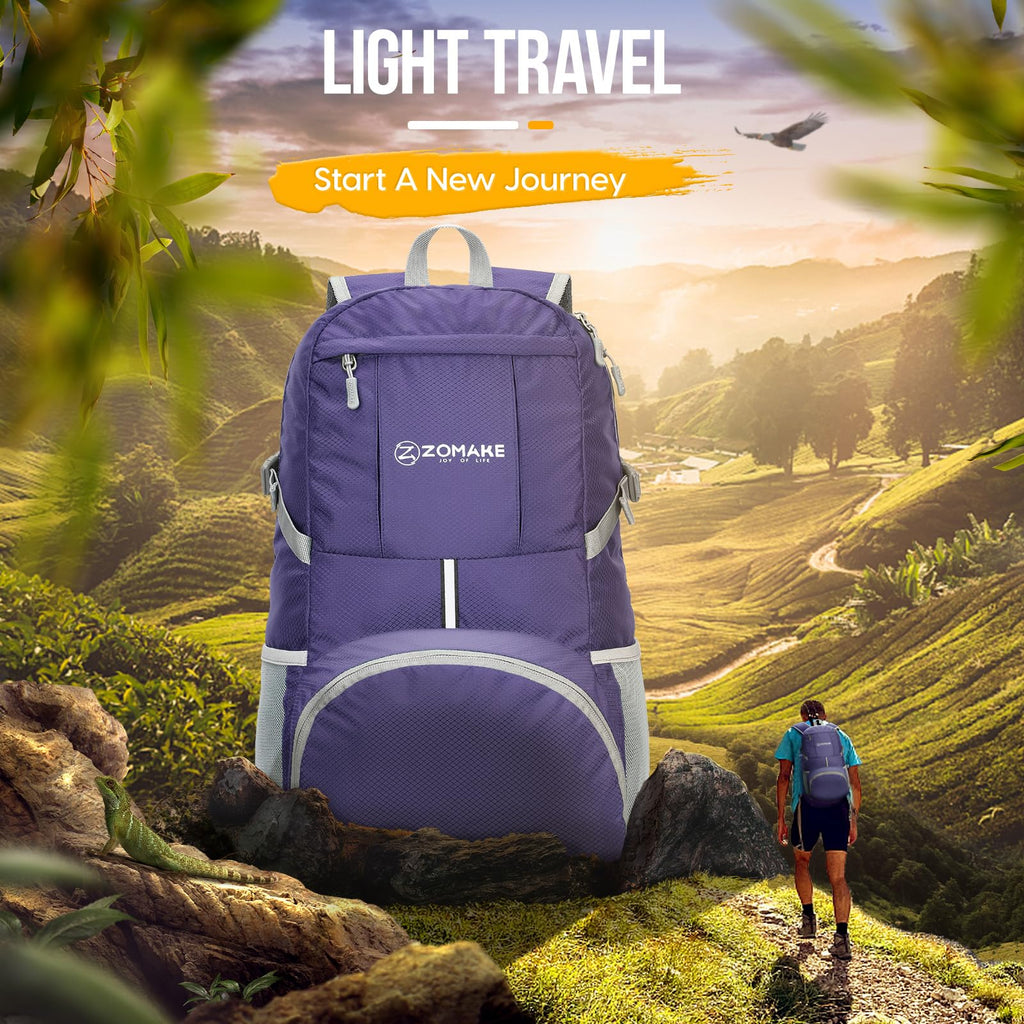 ZOMAKE 35L Compact Waterproof Hiking Backpack - Backpack Bags by Handbags Specialist Headquarter | Available at Handbags Specialist Headquarter