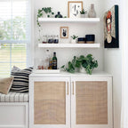 Rustic Farmhouse Shelves (008-40BN) - Decor by Handbags Specialist Headquarter | Available at Handbags Specialist Headquarter