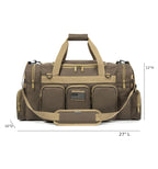 K-Cliffs Heavy Duty Tactical Range Duffel Quality Gear Travel Sports Gym Equipment Bag Military Molle Lockable Zippers with US Flag Patch 27 Inch Black – ##variant## 