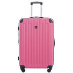 Rose Gold Hardside Luggage Set - 4-Piece Travel Kit -  by Handbags Specialist Headquarter | Available at Handbags Specialist Headquarter