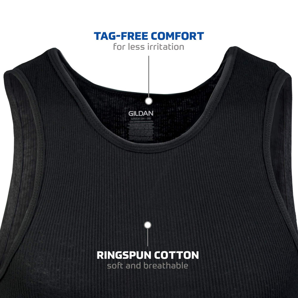 Gildan Men's Essential Tanks 3-Pack