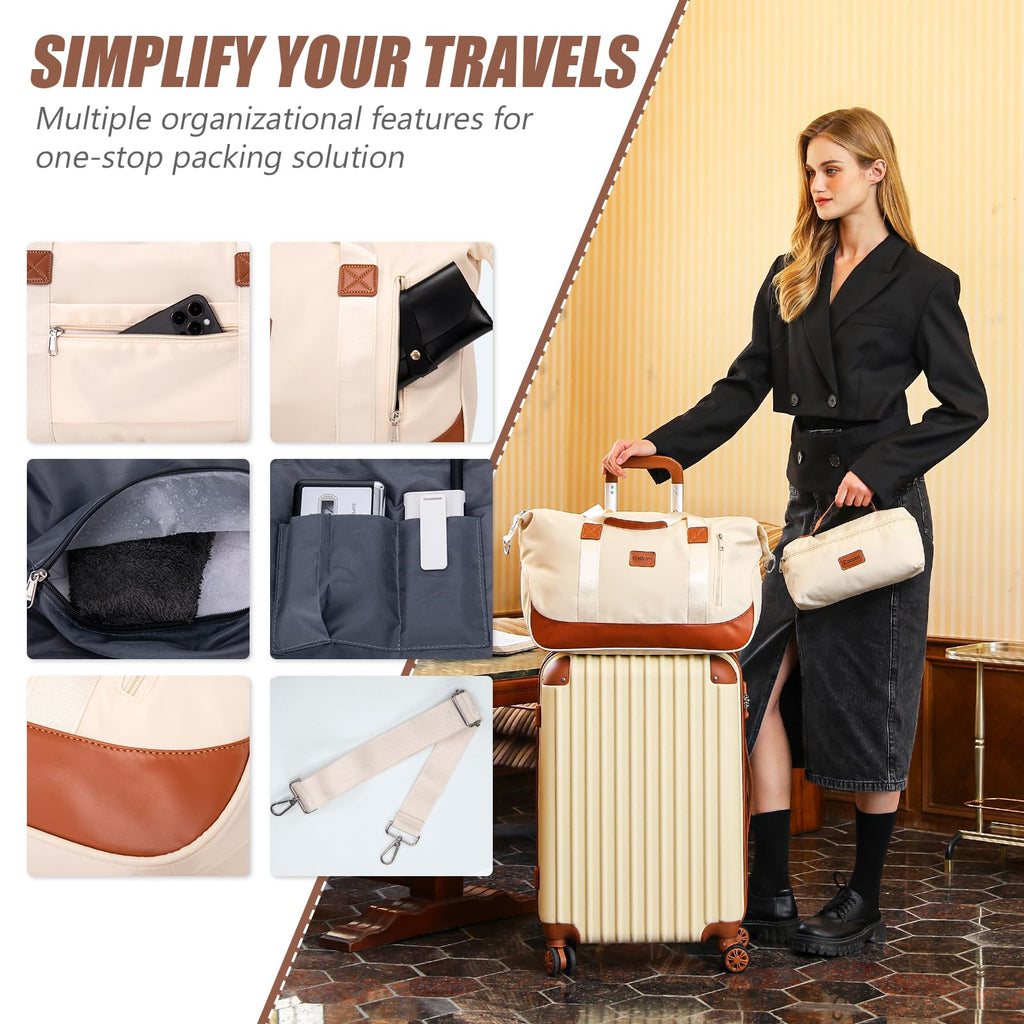 TravelPro 5-Piece Spinner Luggage Set -  by Handbags Specialist Headquarter | Available at Handbags Specialist Headquarter