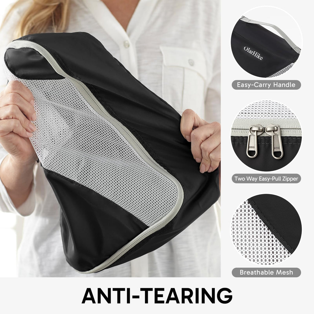 OlarHike Travel Cube Set - Cream Organizer & Gifts -  by Handbags Specialist Headquarter | Available at Handbags Specialist Headquarter