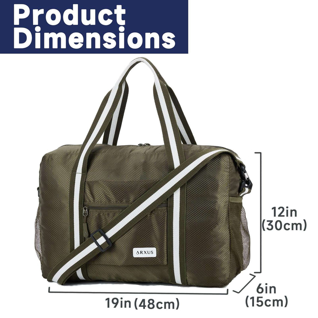 TravelLite Foldable Waterproof Duffle Tote Bag - Luggage Travel Bags by Handbags Specialist Headquarter | Available at Handbags Specialist Headquarter