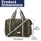 TravelLite Foldable Waterproof Duffle Tote Bag - Luggage Travel Bags by Handbags Specialist Headquarter | Available at Handbags Specialist Headquarter