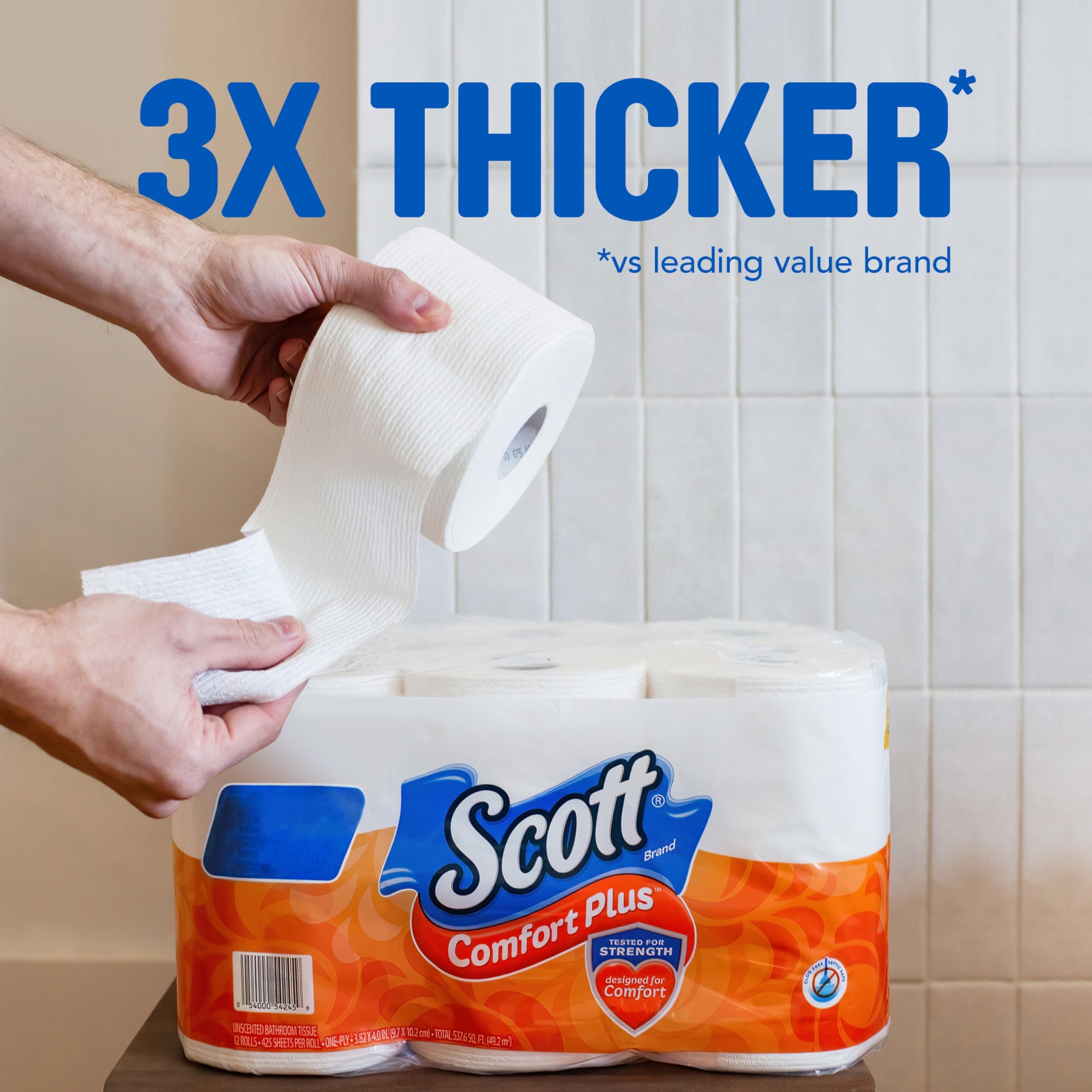 Scott SoftEase: 12 Double Rolls, Septic-Safe Tissue - Toilet Paper by Handbags Specialist Headquarter | Available at Handbags Specialist Headquarter
