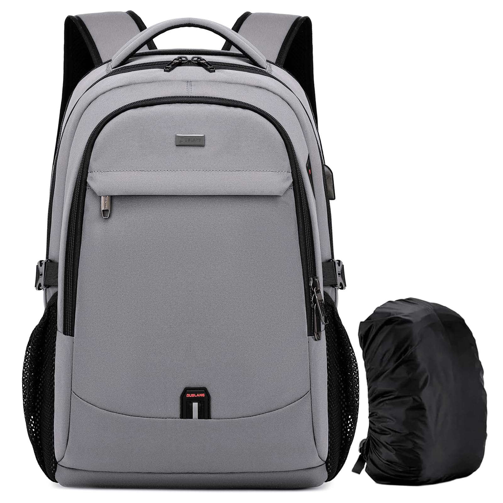 DUSLANG Travel Laptop Backpack with USB Port - Black - Backpack Bags by Handbags Specialist Headquarter | Available at Handbags Specialist Headquarter