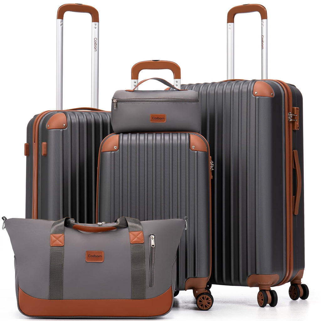 TravelPro 5-Piece Spinner Luggage Set -  by Handbags Specialist Headquarter | Available at Handbags Specialist Headquarter