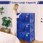 6 Pack XL Heavy Duty Moving Bags - Dark Blue