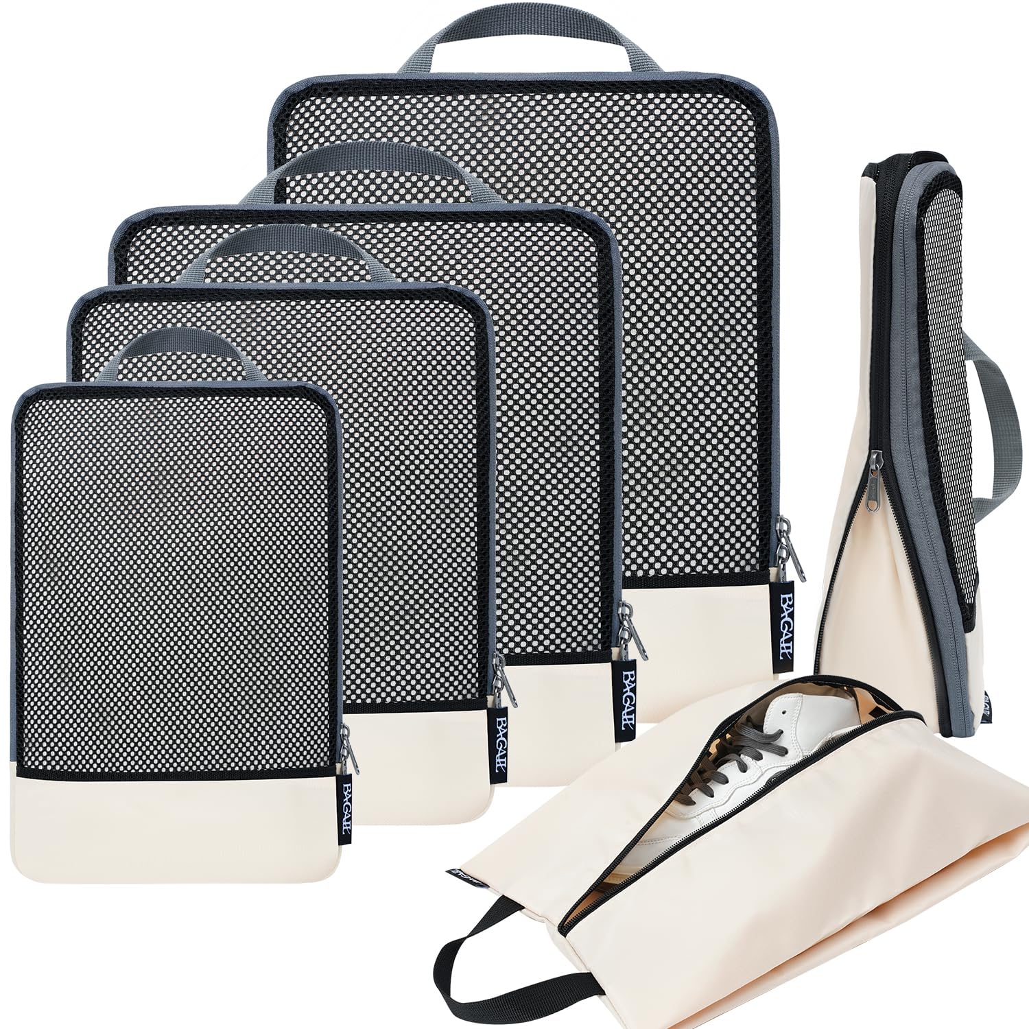 BAGAIL Expandable Travel Compression Cubes Set -  by Handbags Specialist Headquarter | Available at Handbags Specialist Headquarter