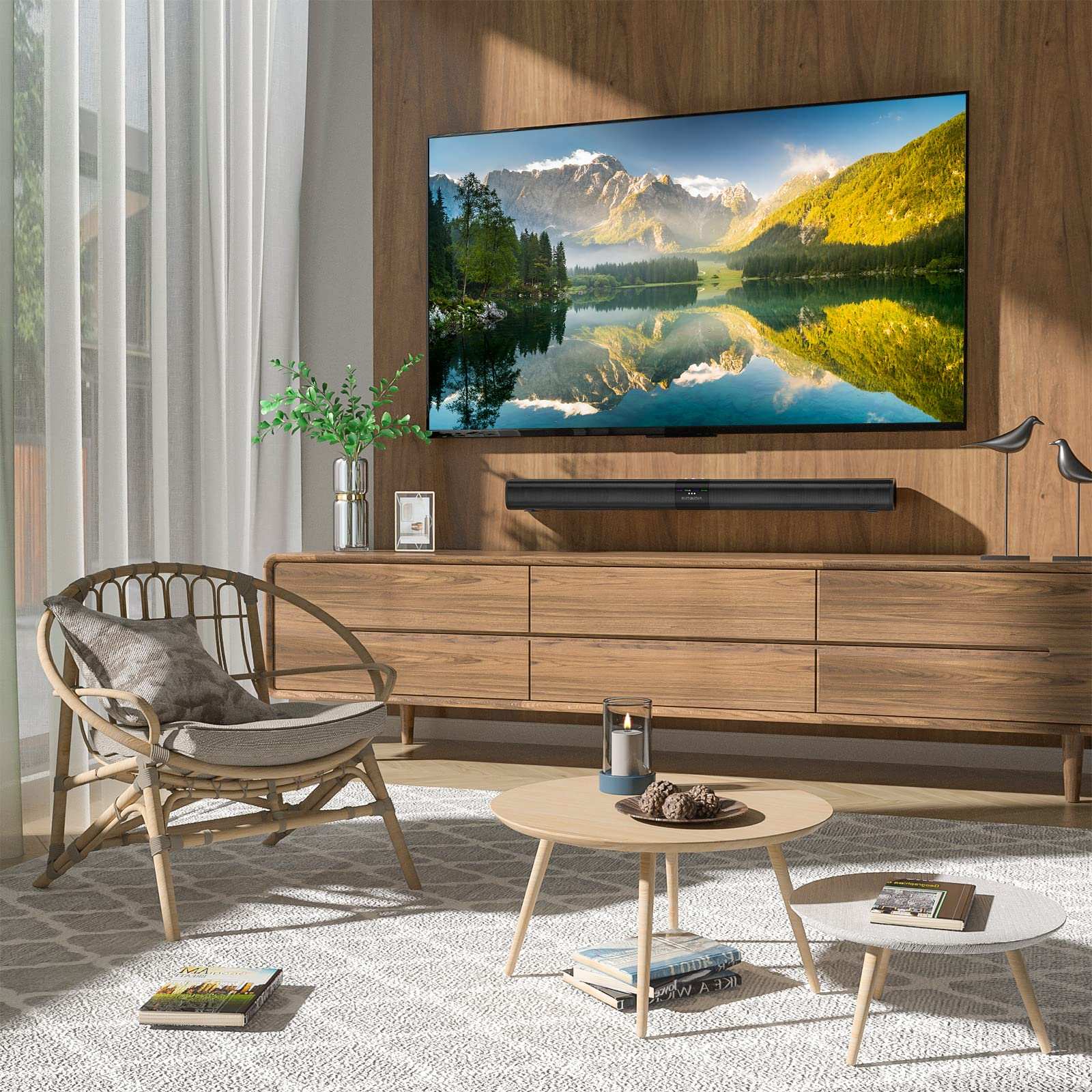 Smart SoundBar: Custom Bass & Compact Design -  by Handbags Specialist Headquarter | Available at Handbags Specialist Headquarter